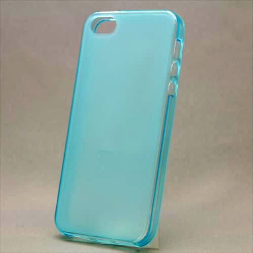 MINIOPAL CASE 81738 [iPhone5用 背面カバータイプ クリアブルー スケルトン]