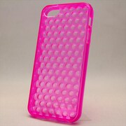 MINIOPAL CASE 14719 [iPhone5用 背面カバータイプ クリア×ピンク スケルトン]