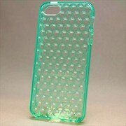 MINIOPAL CASE 06790 [iPhone5用 背面カバータイプ クリア×グリーン スケルトン]