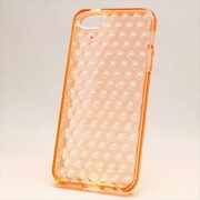 MINIOPAL CASE 07353 [iPhone5用 背面カバータイプ クリア×オレンジ スケルトン]