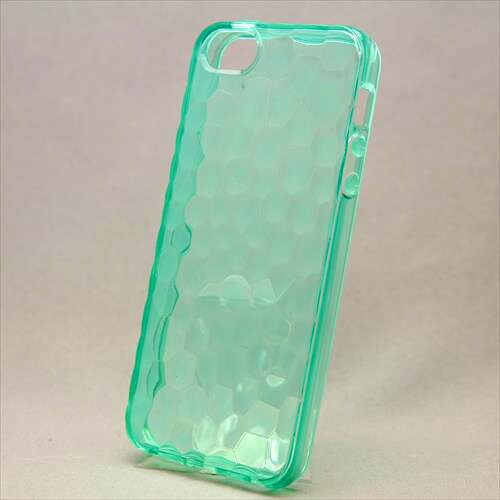 MINIOPAL CASE 90235 [iPhone5用 背面カバータイプ クリアグリーン スケルトン]