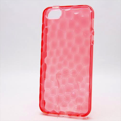 MINIOPAL CASE 87761 [iPhone5用 背面カバータイプ クリアレッドオレンジ スケルトン]