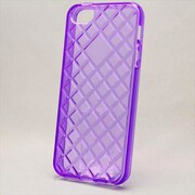 MINIOPAL CASE 90280 [iPhone5用 背面カバータイプ クリア×パープル スケルトン]