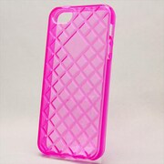 MINIOPAL CASE 90297 [iPhone5用 背面カバータイプ クリア×ピンク スケルトン]