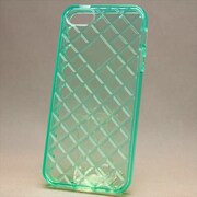 MINIOPAL CASE 16652 [iPhone5用 背面カバータイプ クリア×グリーン スケルトン]