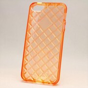 MINIOPAL CASE 16669 [iPhone5用 背面カバータイプ クリア×オレンジ スケルトン]