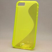 MINIOPAL CASE 16645 [iPhone5用 背面カバータイプ クリアライトグリーン スケルトンストラップ穴付]