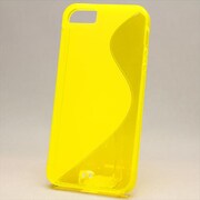 MINIOPAL CASE 86832 [iPhone5用 背面カバータイプ クリアイエロー スケルトンストラップ穴付]