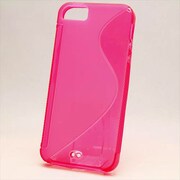 MINIOPAL CASE 85583 [iPhone5用 背面カバータイプ クリアオレンジ スケルトンストラップ穴付]