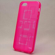 MINIOPAL CASE 89734 [iPhone5用 背面カバータイプ ピンク スケルトン]