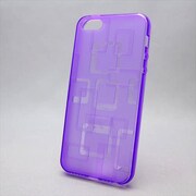 MINIOPAL CASE 89741 [iPhone5用 背面カバータイプ パープル スケルトン]