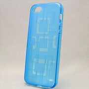 MINIOPAL CASE 89758 [iPhone5用 背面カバータイプ ブルー スケルトン]