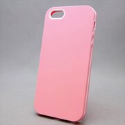MINIOPAL CASE 89789 [iPhone5用 背面カバータイプ ピンク×ホワイト ワンポイントあり]