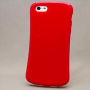 MINIOPAL CASE 85378 [iPhone5用 フィットタイプシリーズ レッド ストラップ穴あり]