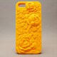 MINIOPAL CASE 82483 [iPhone5用 浮き彫り花シリーズ イエロー フラワー]