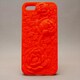 MINIOPAL CASE 82490 [iPhone5用 浮き彫り花シリーズ オレンジ フラワー]