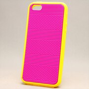 MINIOPAL CASE 86696 [iPhone5用 二色組み背面カバーシリーズ ピンク×イエロー]