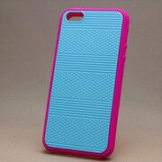 MINIOPAL CASE 88386 [iPhone5用 二色組み背面カバーシリーズ ブルー×ピンク]