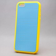 MINIOPAL CASE 85408 [iPhone5用 二色組み背面カバーシリーズ ブルー×イエロー]