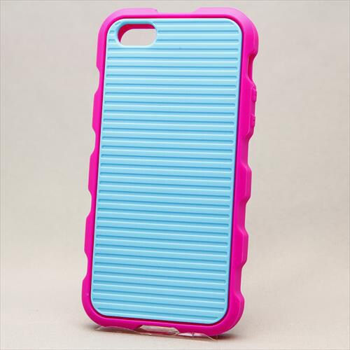 MINIOPAL CASE 85781 [iPhone5用 2色混合シリーズ ブルー×ピンク]