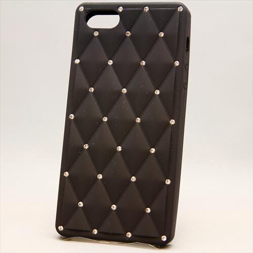 MINIOPAL CASE 90631 [iPhone5用 ポイントストーンシリーズ ブラック]