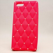 MINIOPAL CASE 90686 [iPhone5用 ポイントストーンシリーズ レッド]