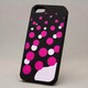 MINIOPAL CASE 87853 [iPhone5用 水玉ドットシリーズ ブラック]