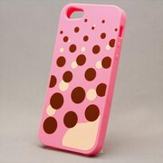 MINIOPAL CASE 87860 [iPhone5用 水玉ドットシリーズ ライトピンク]