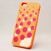 MINIOPAL CASE 87877 [iPhone5用 水玉ドットシリーズ オレンジ]