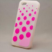 MINIOPAL CASE 87891 [iPhone5用 水玉ドットシリーズ ホワイト]