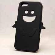 MINIOPAL CASE 87501 [iPhone5用 スマイルエンジェルシリーズ ブラック 羽つき]