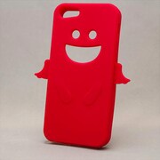 MINIOPAL CASE 87495 [iPhone5用 スマイルエンジェルシリーズ レッド 羽つき]