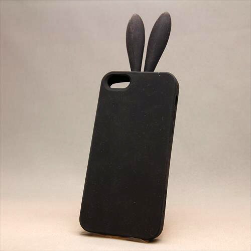 MINIOPAL CASE 82582 [iPhone5用 うさぎ耳シリーズ ブラック]