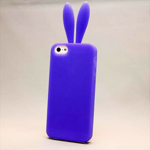 MINIOPAL CASE 82612 [iPhone5用 うさぎ耳シリーズ パープル]