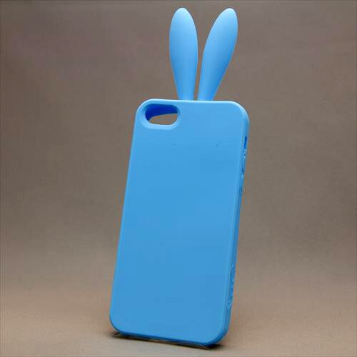 MINIOPAL CASE 82643 [iPhone5用 うさぎ耳シリーズ ライトブルー]