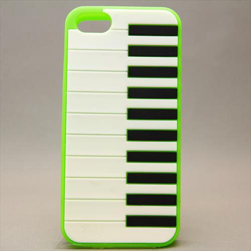 MINIOPAL CASE 81479 [iPhone5用 ピアノ鍵盤シリーズ パステルグリーン]