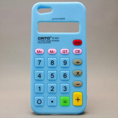 MINIOPAL CASE 81165 [iPhone5用 計算機シリーズ ライトブルー]