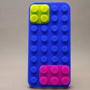 MINIOPAL CASE 81356 [iPhone5用 レゴ風ブロックシリーズ ブルー]