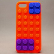 MINIOPAL CASE 81363 [iPhone5用 レゴ風ブロックシリーズ オレンジ]