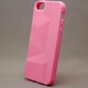 MINIOPAL CASE 16560 [iPhone5用 凹凸シリコンシリーズ ベビーピンク]