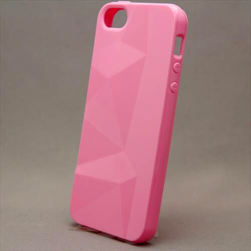 MINIOPAL CASE 16560 [iPhone5用 凹凸シリコンシリーズ ベビーピンク]