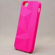 MINIOPAL CASE 16584 [iPhone5用 凹凸シリコンシリーズ ピンク]