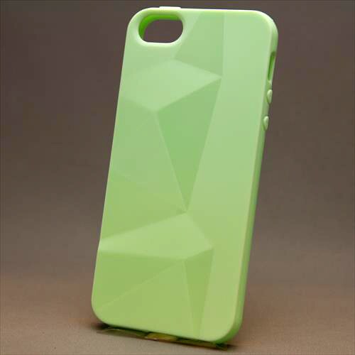 MINIOPAL CASE 16607 [iPhone5用 凹凸シリコンシリーズ ベビーグリーン]