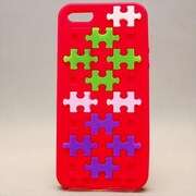 MINIOPAL CASE 81516 [iPhone5用 パズルシリーズ レッド]