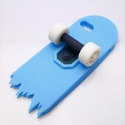 MINIOPAL CASE 87365 [iPhone5用 スケボシリーズ ライトブルー スタンド可]