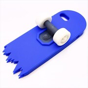 MINIOPAL CASE 84357 [iPhone5用 スケボシリーズ ブルー スタンド可]