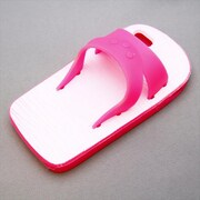 MINIOPAL CASE 89383 [iPhone5用 スリッパシリーズ ピンク×ホワイト]