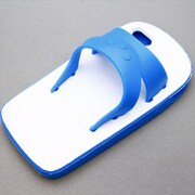 MINIOPAL CASE 89390 [iPhone5用 スリッパシリーズ ブルー×ホワイト]