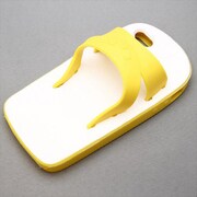 MINIOPAL CASE 89406 [iPhone5用 スリッパシリーズ イエロー×ホワイト]