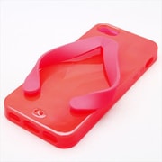MINIOPAL CASE 83725 [iPhone5用 サンダルシリーズ レッド ストラップ穴有り]